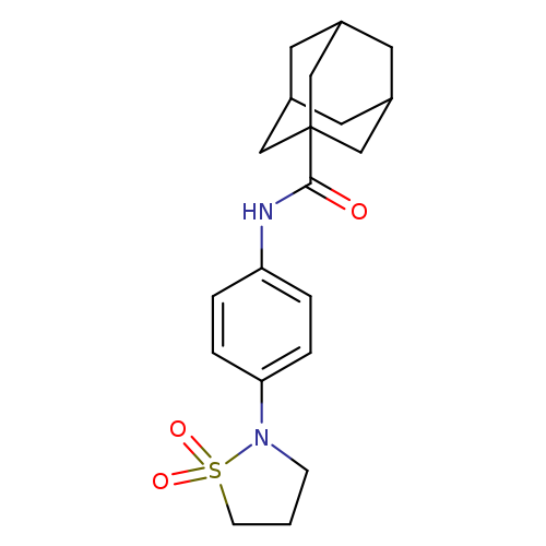 N-[4-(1,1-dioxo-1lambda6,2-thiazolidin-2-yl)phenyl]adamantane-1-carboxamide