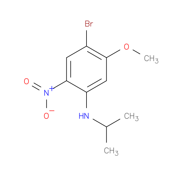 2-Bromo-5-isopropylamino-4-nitroanisole