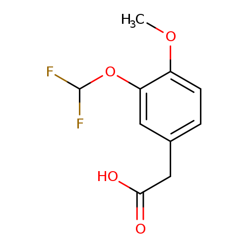 2-[3-(difluoromethoxy)-4-methoxyphenyl]acetic acid