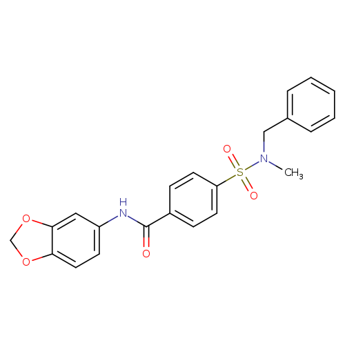 N-(2H-1,3-benzodioxol-5-yl)-4-[benzyl(methyl)sulfamoyl]benzamide
