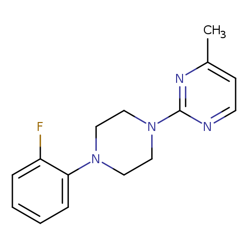 2-[4-(2-fluorophenyl)piperazin-1-yl]-4-methylpyrimidine