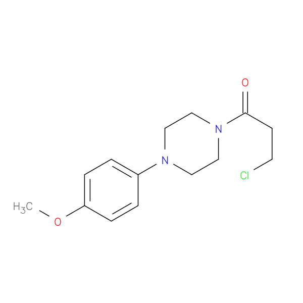 3-chloro-1-[4-(4-methoxyphenyl)piperazin-1-yl]propan-1-one