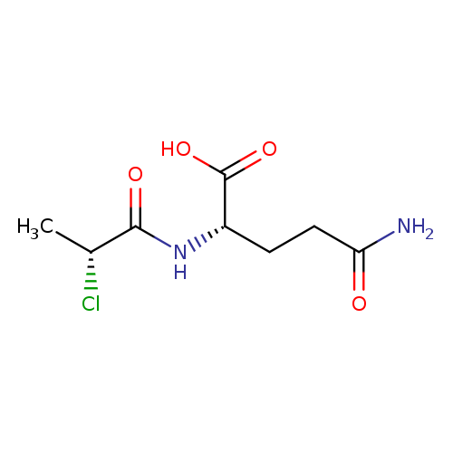 L-Glutamine, N2-[(2R)-2-chloro-1-oxopropyl]-