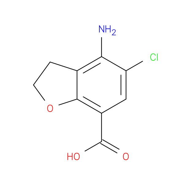 4-Amino-5-chloro-2,3-dihydrobenzofuran-7-carboxylic Acid