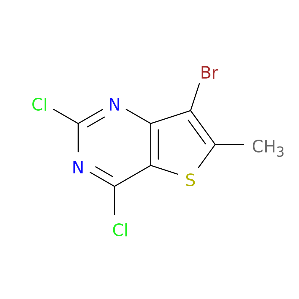 7-Bromo-2,4-dichloro-6-methylthieno[3,2-d]pyrimidine
