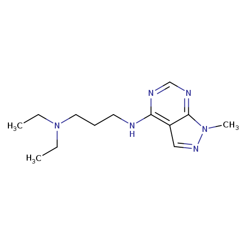 N-[3-(diethylamino)propyl]-1-methyl-1H-pyrazolo[3,4-d]pyrimidin-4-amine