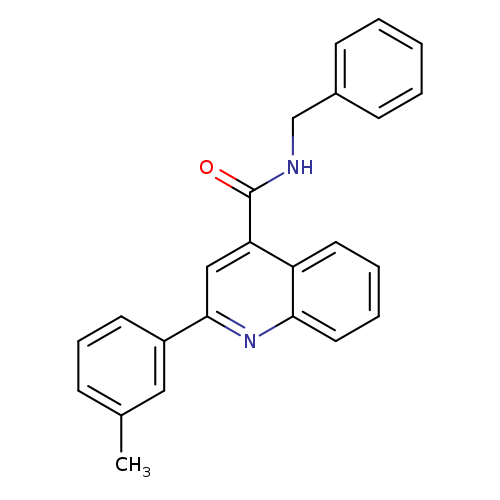 N-benzyl-2-(3-methylphenyl)-4-quinolinecarboxamide