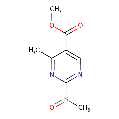 methyl 2-methanesulfinyl-4-methylpyrimidine-5-carboxylate