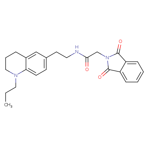2-(1,3-dioxo-2,3-dihydro-1H-isoindol-2-yl)-N-[2-(1-propyl-1,2,3,4-tetrahydroquinolin-6-yl)ethyl]acetamide