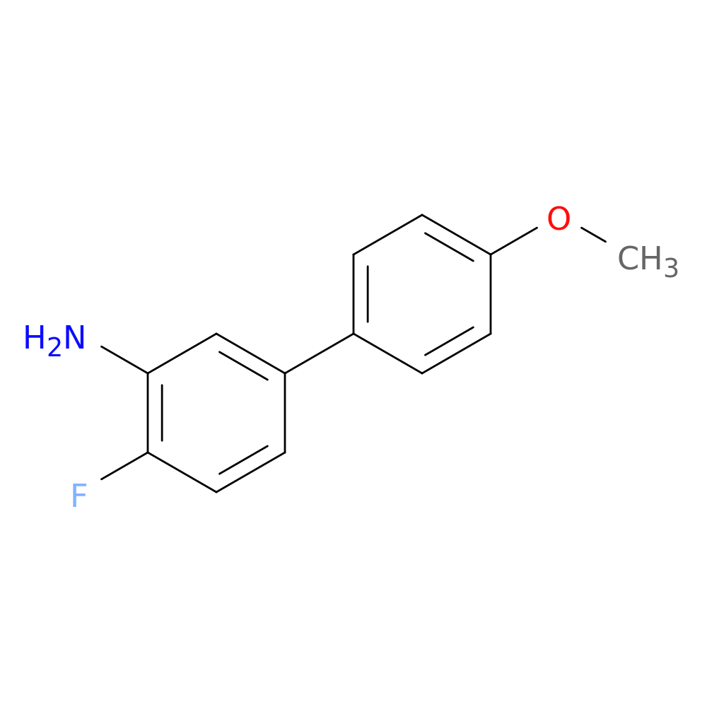 [1,1'-Biphenyl]-3-aMine, 4-fluoro-4'-Methoxy-