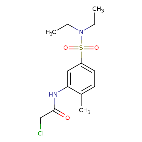 2-chloro-N-[5-(diethylsulfamoyl)-2-methylphenyl]acetamide