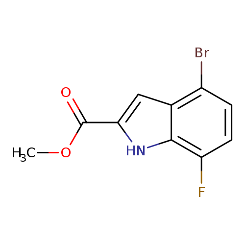 methyl 4-bromo-7-fluoro-1H-indole-2-carboxylate