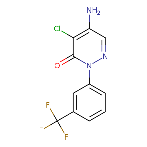3(2H)-Pyridazinone, 5-amino-4-chloro-2-[3-(trifluoromethyl)phenyl]-