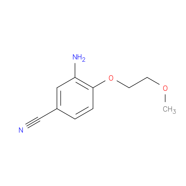 3-amino-4-(2-methoxyethoxy)benzonitrile