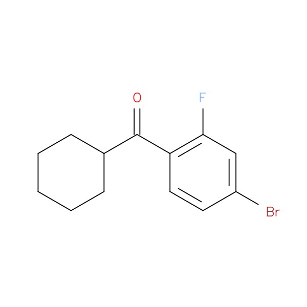 4-Bromo-2-fluorophenyl cyclohexyl ketone