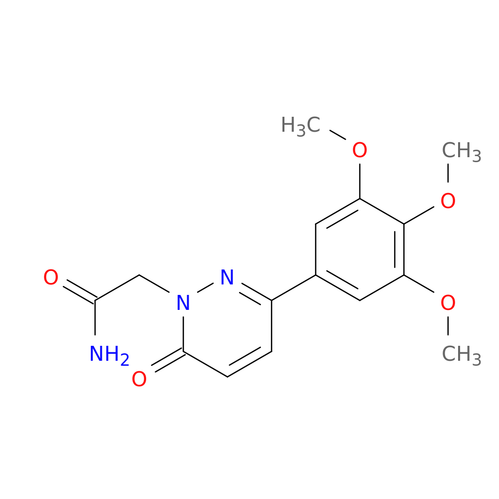 2-[6-oxo-3-(3,4,5-trimethoxyphenyl)-1,6-dihydropyridazin-1-yl]acetamide