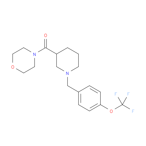 4-(1-{[4-(trifluoromethoxy)phenyl]methyl}piperidine-3-carbonyl)morpholine