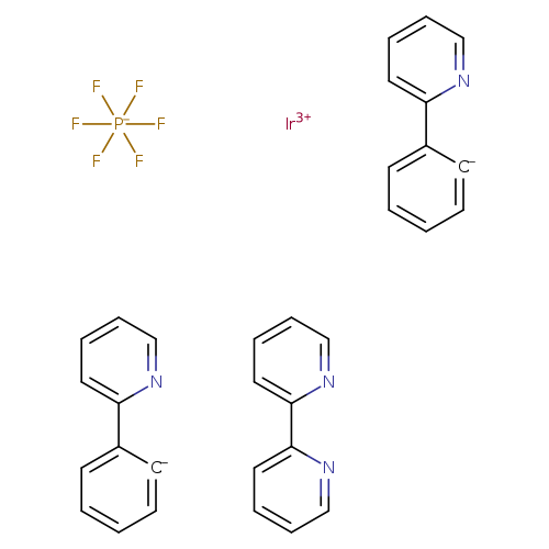 (2,2'-Bipyridine)bis(2-phenylpyridinato)iridium(III) Hexafluorophosphate