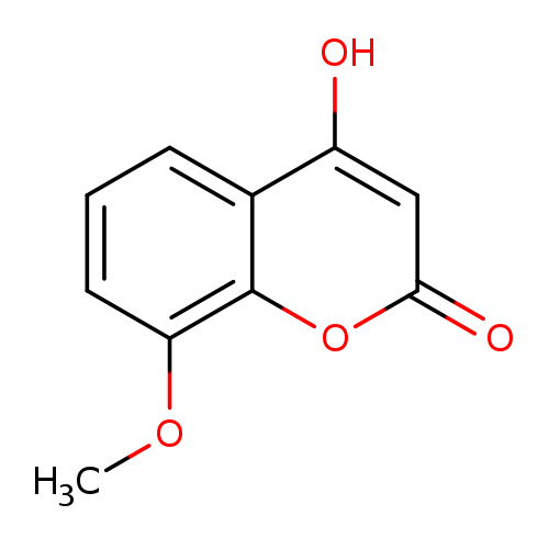 2H-1-Benzopyran-2-one, 4-hydroxy-8-methoxy-