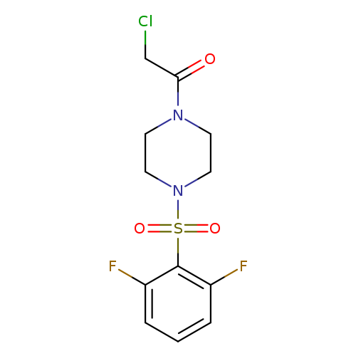 2-chloro-1-[4-(2,6-difluorobenzenesulfonyl)piperazin-1-yl]ethan-1-one
