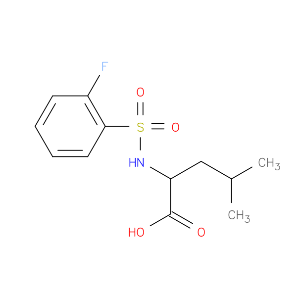 N-[(2-FLUOROPHENYL)SULFONYL]LEUCINE