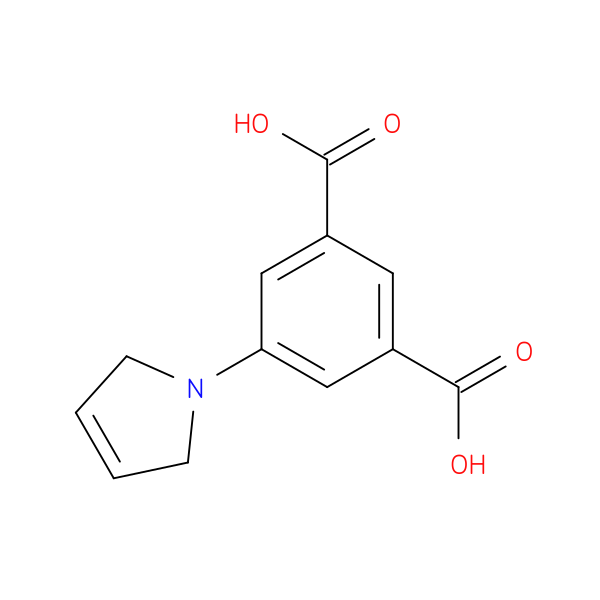 5-(2,5-dihydro-1H-pyrrol-1-yl)benzene-1,3-dicarboxylic acid