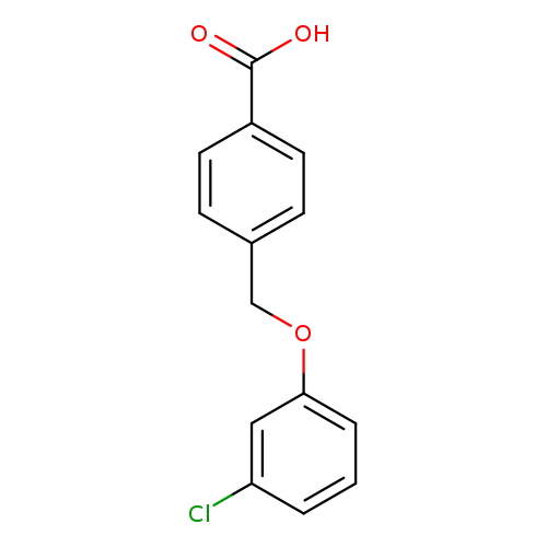 4-((3-Chlorophenoxy)methyl)benzoic acid