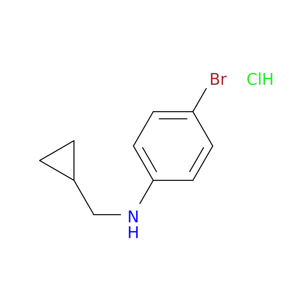 4-bromo-N-(cyclopropylmethyl)aniline hydrochloride