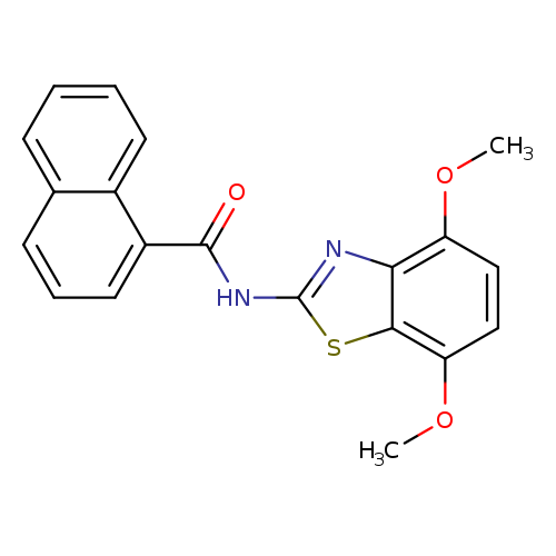 N-(4,7-dimethoxy-1,3-benzothiazol-2-yl)naphthalene-1-carboxamide