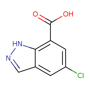 1H-Indazole-7-carboxylic acid, 5-chloro-