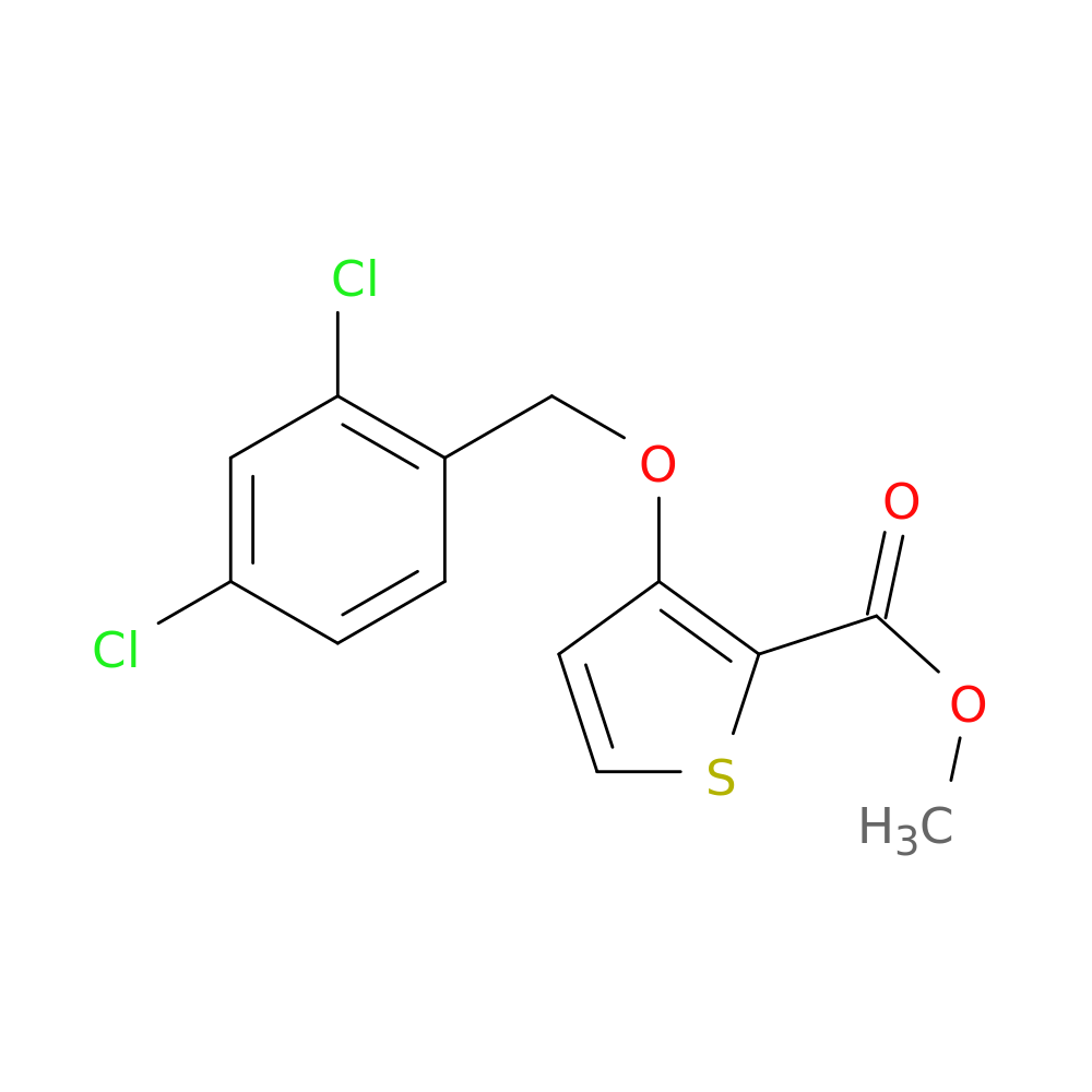 Methyl 3-((2,4-dichlorobenzyl)oxy)thiophene-2-carboxylate