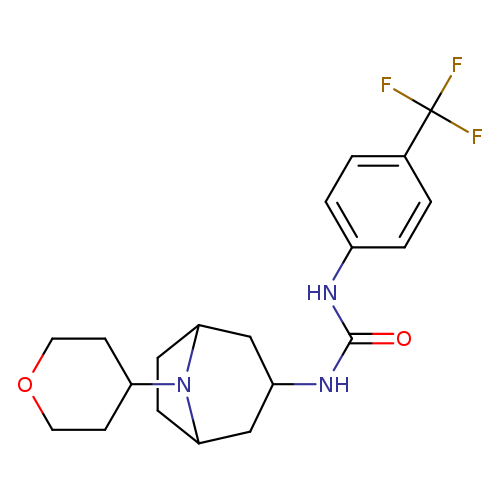3-[8-(oxan-4-yl)-8-azabicyclo[3.2.1]octan-3-yl]-1-[4-(trifluoromethyl)phenyl]urea