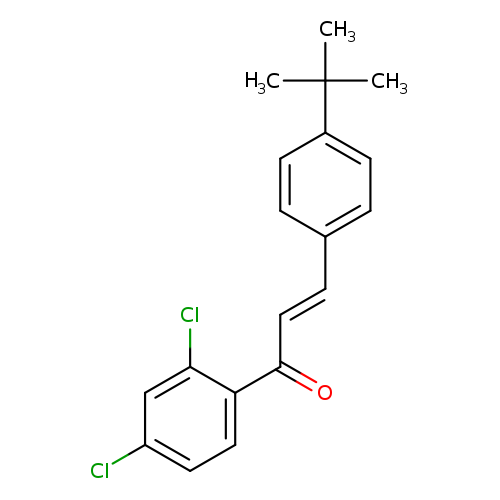 (2E)-3-(4-tert-butylphenyl)-1-(2,4-dichlorophenyl)prop-2-en-1-one