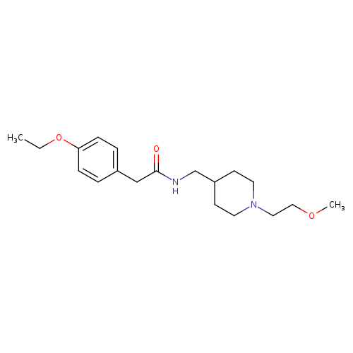 2-(4-ethoxyphenyl)-N-{[1-(2-methoxyethyl)piperidin-4-yl]methyl}acetamide