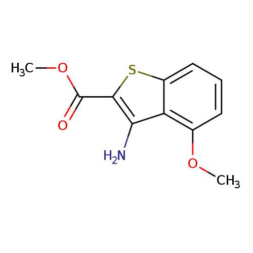 3-Amino-4-methoxy-benzo[b]thiophene-2-carboxylic acid methyl ester