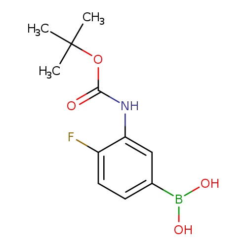 (3-((tert-Butoxycarbonyl)amino)-4-fluorophenyl)boronic acid