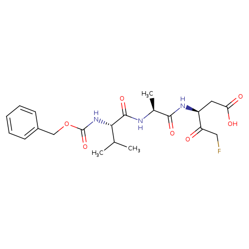 L-Alaninamide, N-[(phenylmethoxy)carbonyl]-L-valyl-N-[(1S)-1-(carboxymethyl)-3-fluoro-2-oxopropyl]-
