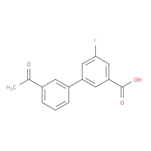3-(3-Acetylphenyl)-5-fluorobenzoic acid