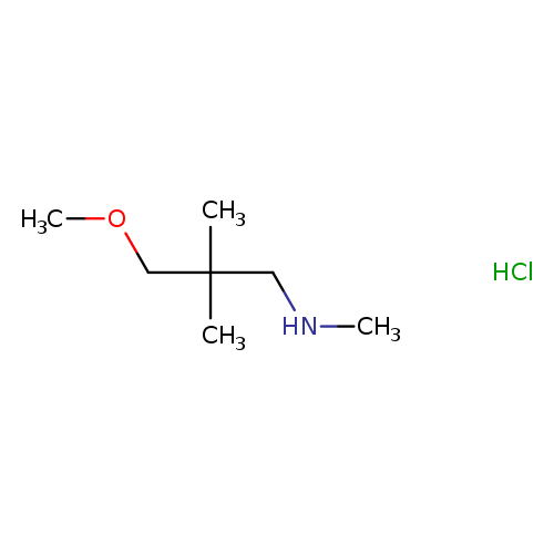 (3-methoxy-2,2-dimethylpropyl)(methyl)amine hydrochloride