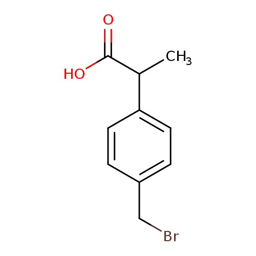 2-(4-(Bromomethyl)phenyl)propanoic acid