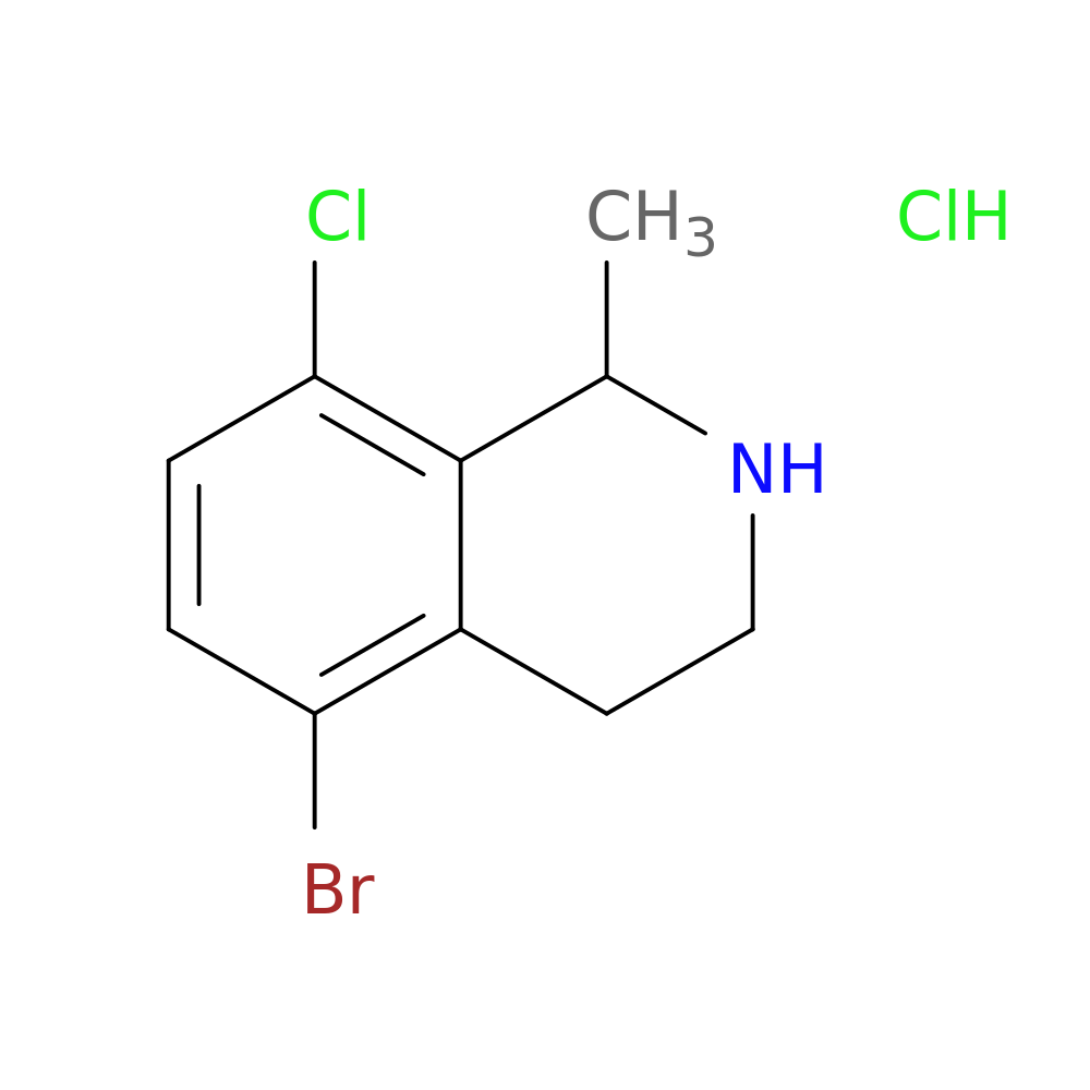 5-bromo-8-chloro-1-methyl-1,2,3,4-tetrahydroisoquinoline hydrochloride