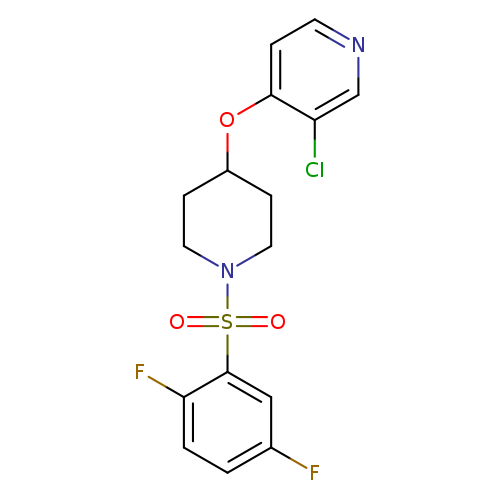 3-chloro-4-{[1-(2,5-difluorobenzenesulfonyl)piperidin-4-yl]oxy}pyridine