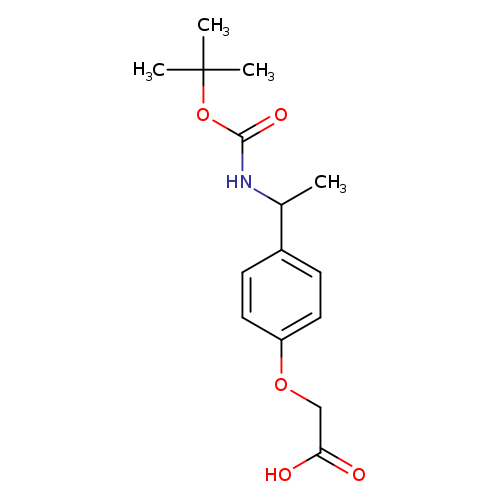 2-[4-(1-{[(tert-butoxy)carbonyl]amino}ethyl)phenoxy]aceticacid