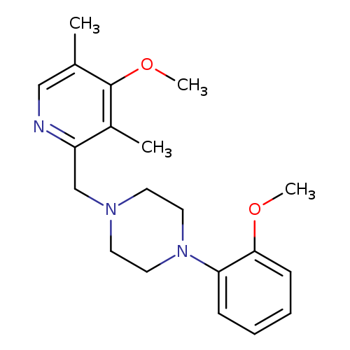1-[(4-methoxy-3,5-dimethylpyridin-2-yl)methyl]-4-(2-methoxyphenyl)piperazine