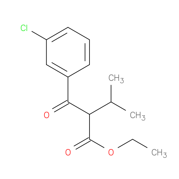 ethyl 2-(3-chlorobenzoyl)-3-methylbutanoate