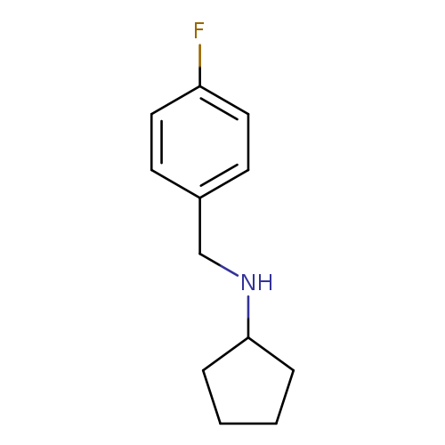 N-[(4-fluorophenyl)methyl]cyclopentanamine
