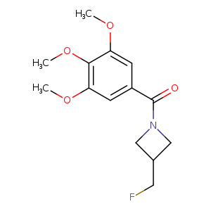 3-(fluoromethyl)-1-(3,4,5-trimethoxybenzoyl)azetidine