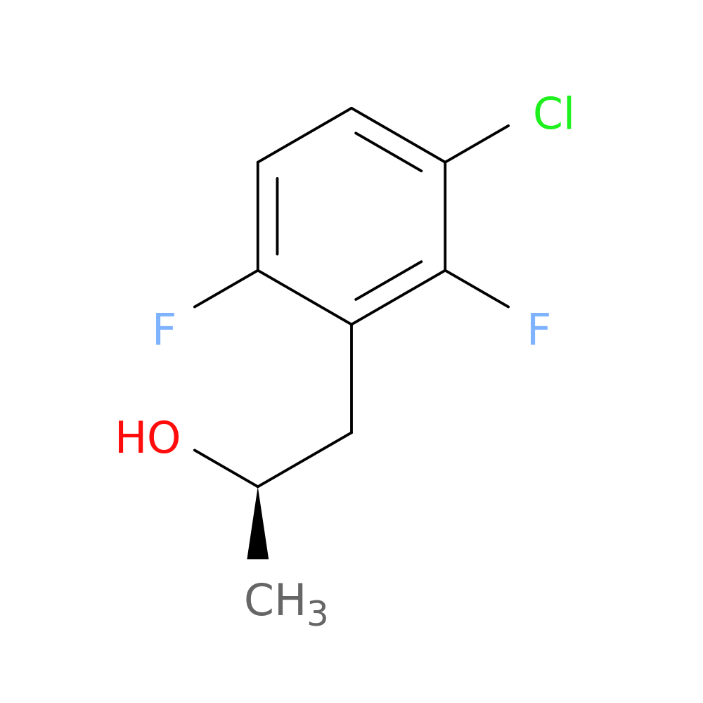 (2R)-1-(3-chloro-2,6-difluorophenyl)propan-2-ol