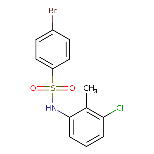 4-BROMO-N-(3-CHLORO-2-METHYLPHENYL)BENZENESULFONAMIDE