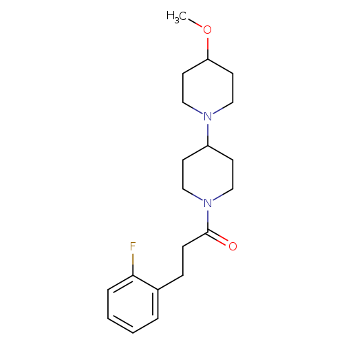 3-(2-fluorophenyl)-1-{4-methoxy-[1,4'-bipiperidine]-1'-yl}propan-1-one